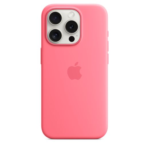 Силиконовый чехол CasePro Silicone Case with MagSafe Pink для iPhone 15 Pro Max