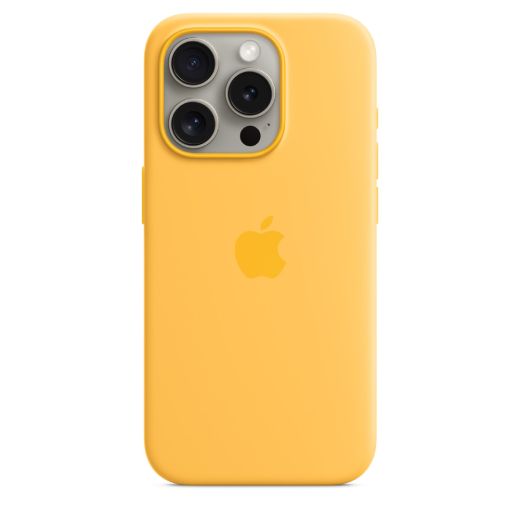 Силіконовий чохол CasePro Silicone Case with MagSafe Sunshine для iPhone 15 Pro Max