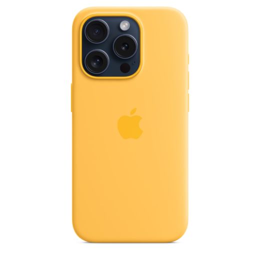 Силиконовый чехол CasePro Silicone Case with MagSafe Sunshine для iPhone 15 Pro