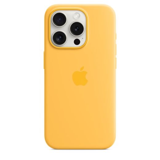 Силиконовый чехол CasePro Silicone Case with MagSafe Sunshine для iPhone 15 Pro Max