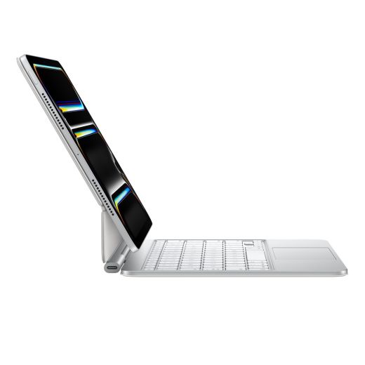 Оригинальный чехол-клавиатура Apple Magic Keyboard White (US English) для iPad Pro 11" M4 (2024) (MWR03)
