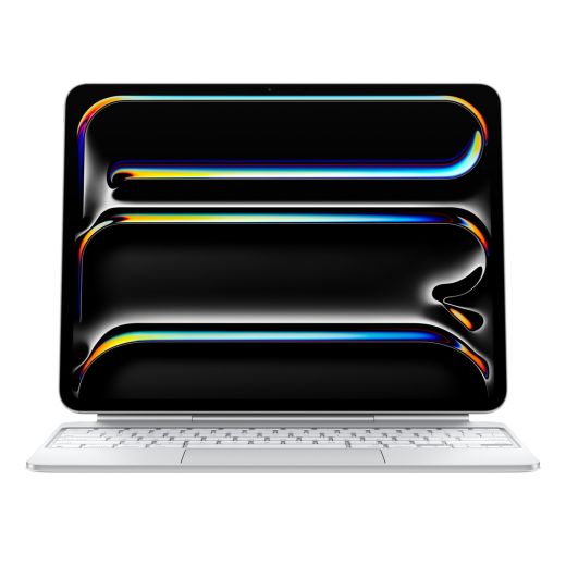 Оригінальний чохол-клавіатура Apple Magic Keyboard White (US English) для iPad Pro 13" M4 (2024) (MWR43)
