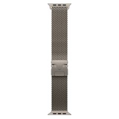 Металлический ремешок CasePro Milanese Loop Natural Titanium для Apple Watch 49мм | 46мм | 45мм | 44мм