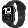 Смарт-часы Apple Watch Series 10 GPS 42мм Jet Black Aluminium Case with Black Sport Band S/M (MWWE3)