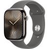 Смарт-годинник Apple Watch Series 10 GPS + Cellular 42мм Natural Titanium Case with Stone Gray Sport Band (S/M) (MWXD3)
