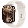 Смарт-годинник Apple Watch Series 10 GPS + Cellular 42мм Gold Titanium Case with Starlight Sport Band (S/M) (MX063)