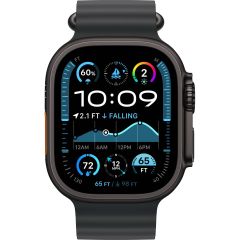 Смарт-часы Apple Watch Ultra 2 49mm (GPS + Cellular) Black Titanium Case with Black Ocean Band (MX4P3)
