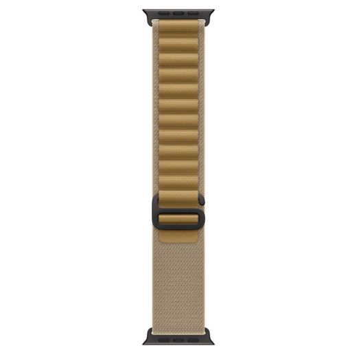 Оригинальный ремешок Apple Alpine Loop Tan Medium with Black Titanium Finish для Apple Watch 49мм | 46мм | 45мм (MYQ13)