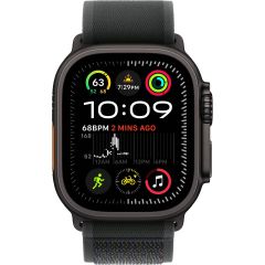 Смарт-часы Apple Watch Ultra 2 49mm (GPS + Cellular) Black Titanium Case with Black Trail Loop Band M/L (MX4V3)