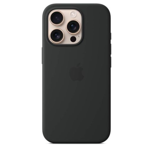 Силіконовий чохол CasePro Silicone Case (High Copy) Black для iPhone 16 Pro