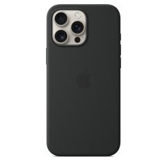 Оригинальный силиконовый чехол Apple Silicone Case with MagSafe Black для iPhone 16 Pro (MYYJ3)