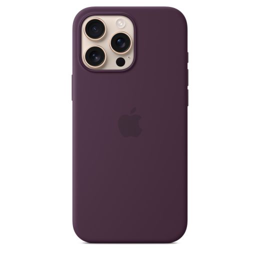 Оригинальный силиконовый чехол Apple Silicone Case with MagSafe Plum для iPhone 16 Pro (MYYM3)