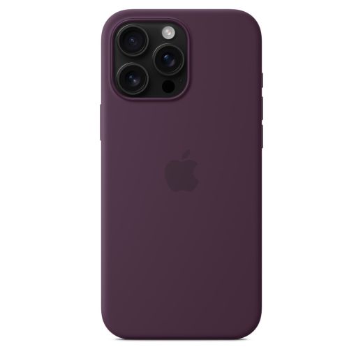 Оригинальный силиконовый чехол Apple Silicone Case with MagSafe Plum для iPhone 16 Pro (MYYM3)