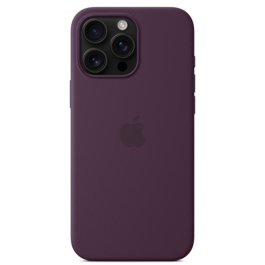 Силіконовий чохол CasePro Silicone Case with MagSafe (Camera Control) Plum для iPhone 16 Pro
