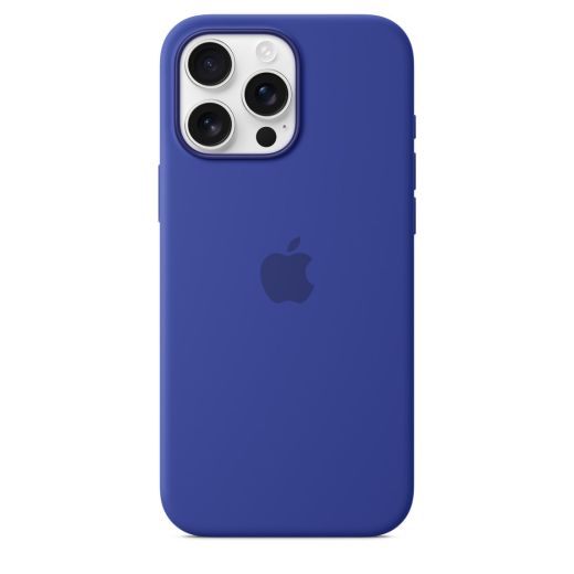 Оригинальный силиконовый чехол Apple Silicone Case with MagSafe Ultramarine для iPhone 16 Pro (MYYP3)