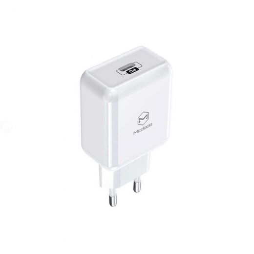 Зарядка Mcdodo EU-Type-C PD Ultra Fast 18W (White)