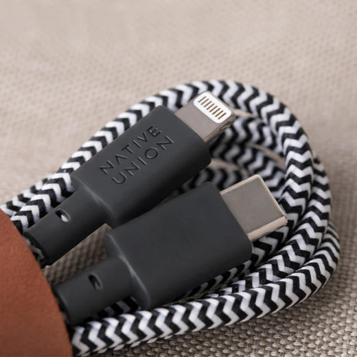 Кабель Native Union Belt Cable USB-C to Lightning Kraft (1.2 m) (BELT-CL-KFT-2-NP)