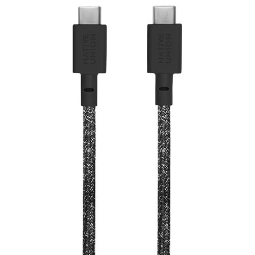Кабель Native Union Belt Cable USB-C to USB-C Cosmos Black (1.2 m) (BELT-C-CS-BLK-2-NP)