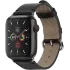 Кожаный ремешок Native Union Classic Strap Black (STRAP-AW-L-BLK) для Apple Watch 45мм | 44мм 