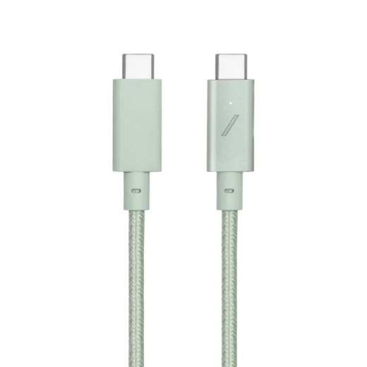 Кабель Native Union Desk Cable USB-C to USB-C Sage (2.4 m) (DCABLE-C-GRN-NP)
