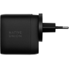 Мережевий зарядний пристрій Native Union Fast GaN Charger PD 67W Dual USB-C Port Black (FAST-PD67-BLK-INT)