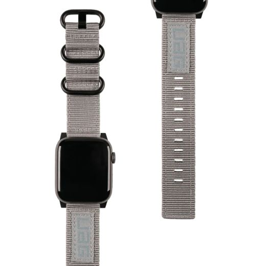 Ремешок UAG Nato Strap Grey для Apple Watch 41|40|38mm (19149C114030)