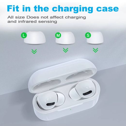 Сменные накладки CasePro New Bee 6PCS Silicone Tips для Airpods Pro