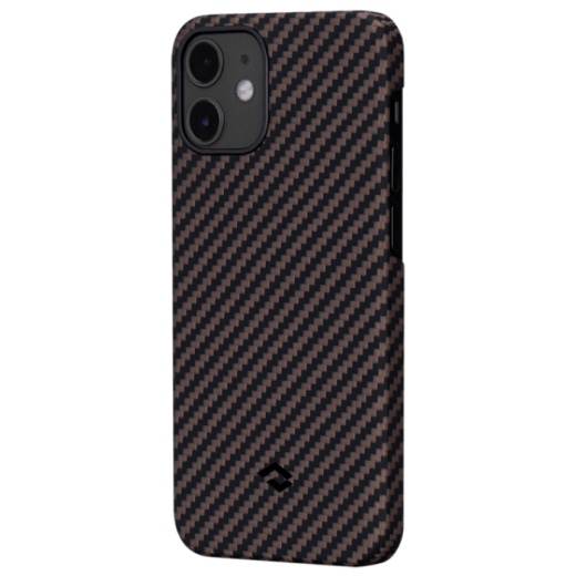 Чехол Pitaka MagEZ Black | Rose Gold Twill для iPhone 12 (KI1206M)