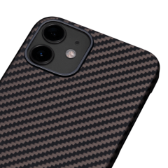 Чехол Pitaka MagEZ Black | Rose Gold Twill для iPhone 12 (KI1206M)
