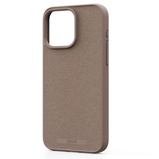 Чехол Njord Fabric MagSafe Case Pink Sand для iPhone 15 Pro (NA53FA12)