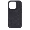 Шкіряний чохол Njord Salmon Leather MagSafe Case Black для iPhone 15 Pro (NA53SL00)