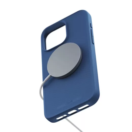 Чехол Njord Slim MagSafe Case Blue для iPhone 15 Pro Max (NA54GR10)