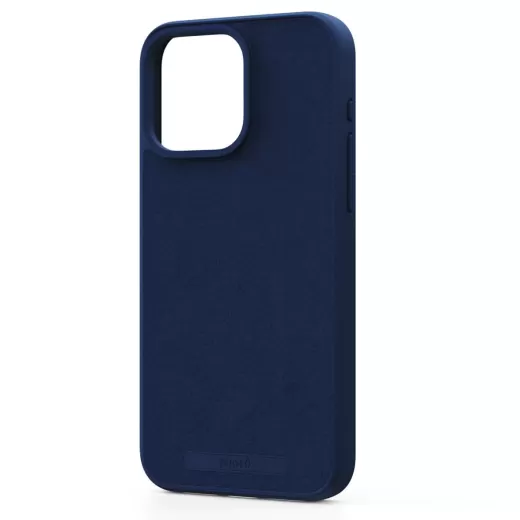 Чехол Njord Suede MagSafe Case Navy Blue для iPhone 15 Pro (NA53SU01)