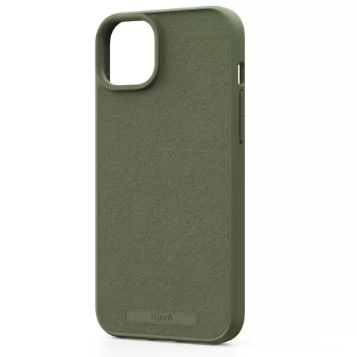 Чехол Njord Suede MagSafe Case Olive для iPhone 15 Pro Max (NA54SU06)