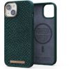 Чохол Njord Salmon Leather Case Dark Green with Magsafe для iPhone 14 (NA41SL02)