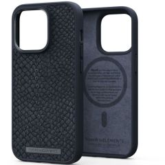 Чохол Njord Salmon Leather Case Black with Magsafe для iPhone 14 Pro Max (NA44SL00)