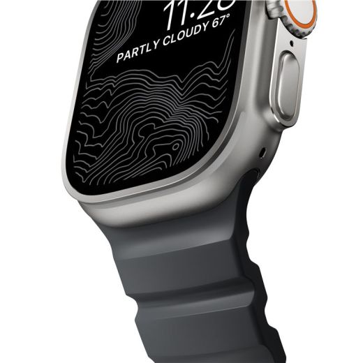 Ремінець Nomad Rocky Point Band Storm / Natural Hardware для Apple Watch 49мм | 46мм | 45мм | 44мм (NM013596858)