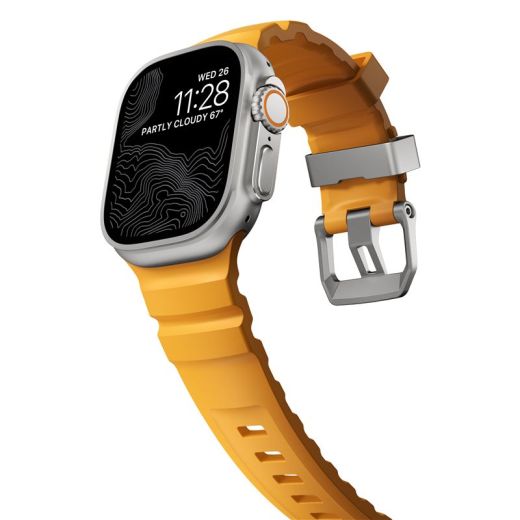 Ремешок Nomad Rocky Point Band Sol / Natural Hardware для Apple Watch 49мм | 46мм | 45мм | 44мм (NM013602858)