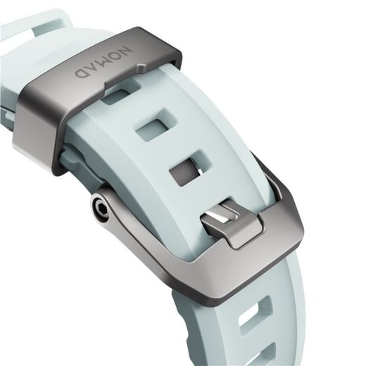Ремешок Nomad Rocky Point Band Icy Blue Glow / Natural Hardware для Apple Watch 49мм | 46мм | 45мм | 44мм (NM014452858)
