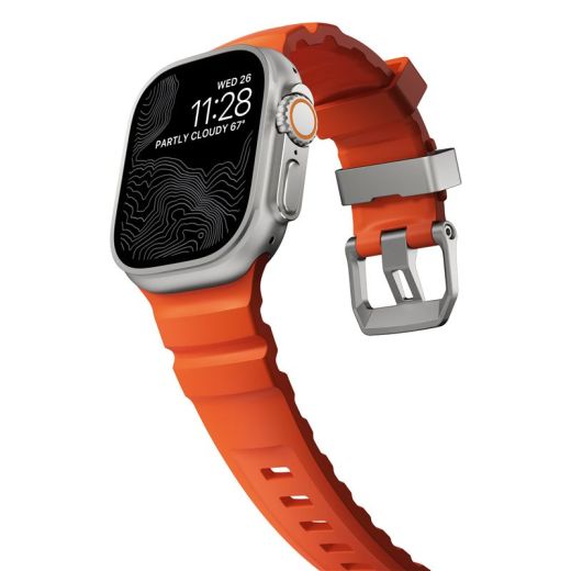 Ремешок Nomad Rocky Point Band Magma / Natural Hardware для Apple Watch 49мм | 46мм | 45мм | 44мм (NM014872858)
