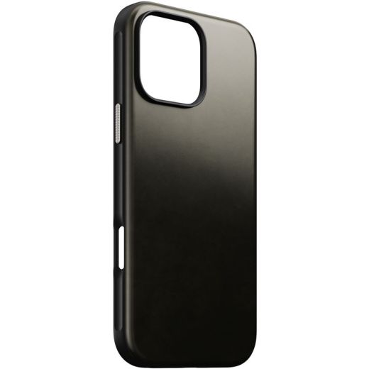 Шкіряний чохол Nomad Modern Horween Leather Case Green Chrome для iPhone 16 Pro Max (NM01687085)