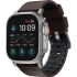 Кожаный ремешок Nomad Active Band Pro Classic Brown Leather / Silver Hardware (NM1A4MSNW0) для Apple Watch 49мм | 45мм | 44мм Кожаный ремешок Nomad Active Band Pro Classic Brown Leather / Silver Hardware (NM1A4MSNW0) для Apple Watch 49мм | 45мм | 44мм