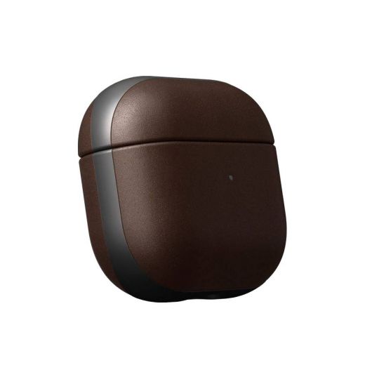 Кожаный чехол Nomad Modern Leather Rustic Brown для AirPods 3