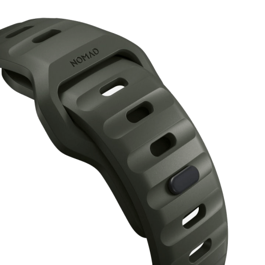 Силиконовый ремешок Nomad Sport Band Ash Green для Apple Watch 49мм | 45мм | 44мм