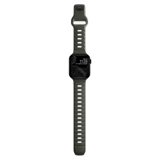 Силиконовый ремешок Nomad Sport Band Ash Green для Apple Watch 42mm | 41mm | 40mm