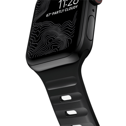 Силіконовий ремінець Nomad Sport Band Black для Apple Watch 42mm | 41mm | 40mm
