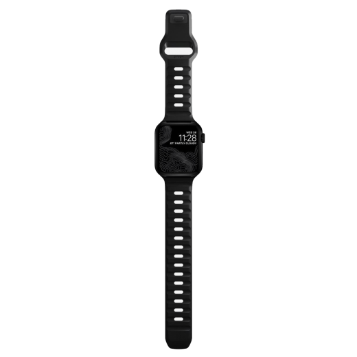 Силіконовий ремінець Nomad Sport Band Black для Apple Watch 42mm | 41mm | 40mm