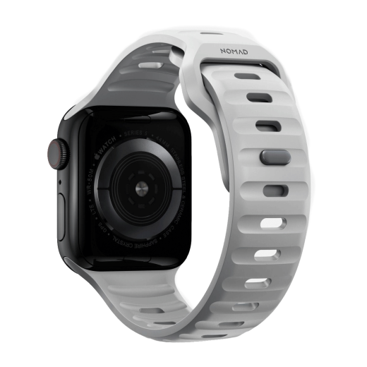 Силиконовый ремешок Nomad Sport Band Lunar Gray для Apple Watch 49мм | 45мм | 44мм