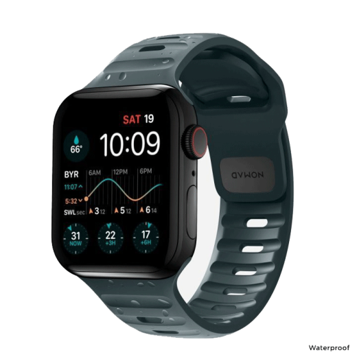 Силиконовый ремешок Nomad Sport Band Marine Blue для Apple Watch 42mm | 41mm | 40mm
