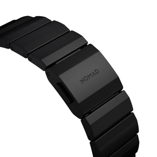 Титановий ремінець Nomad Titanium Band Black для Apple Watch 42мм | 41мм | 40мм